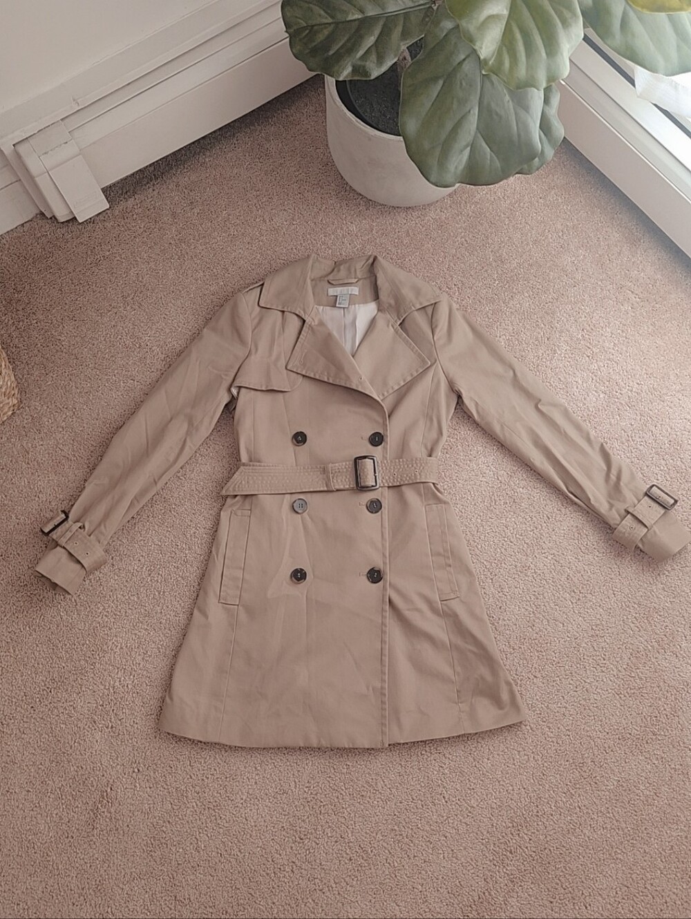 H&M Brown Trench Coat